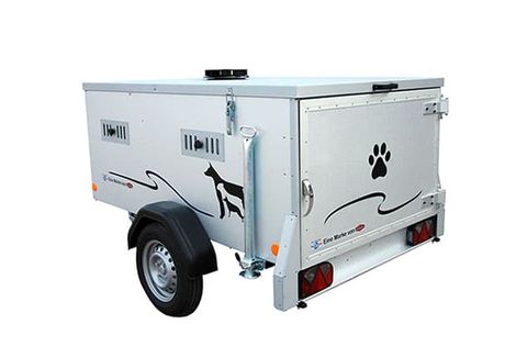 Hundeanhänger Plus – Für 3 Hunde – Ansicht 2