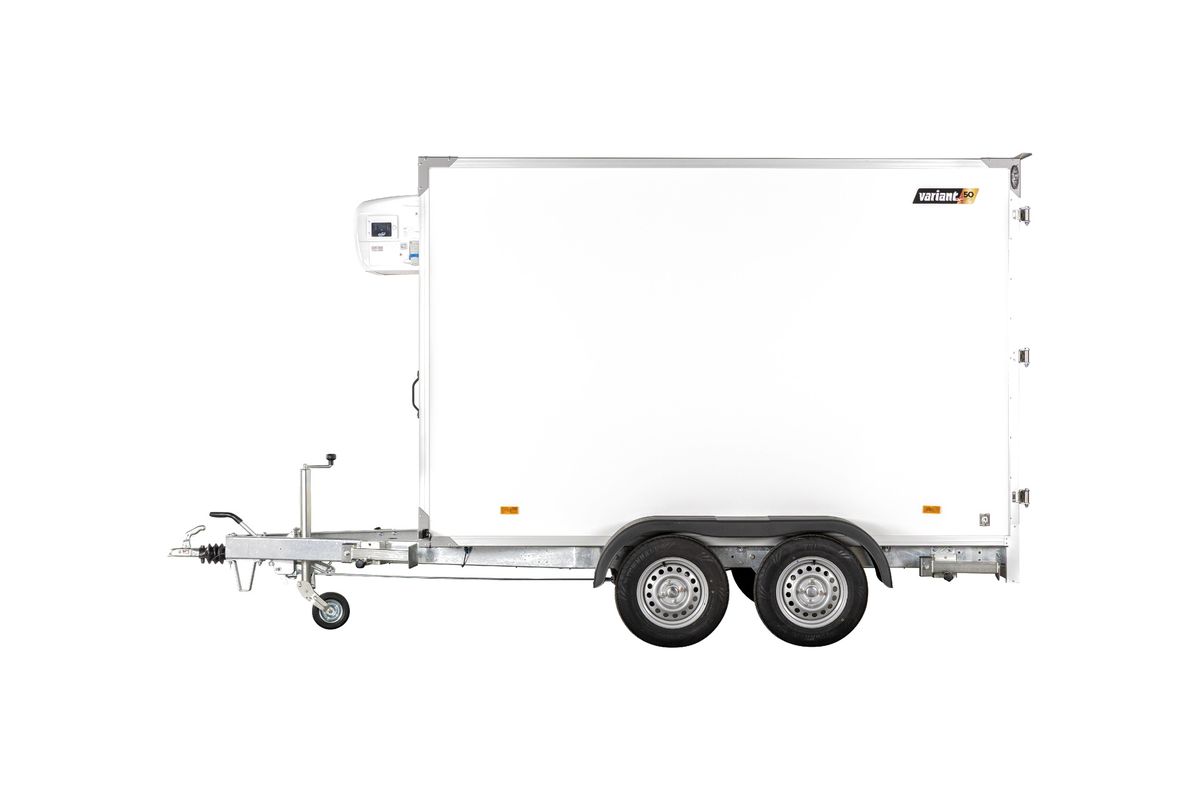 Variant 2017 K3 Kühlanhänger als gebremster Tandem in der Seitenansicht