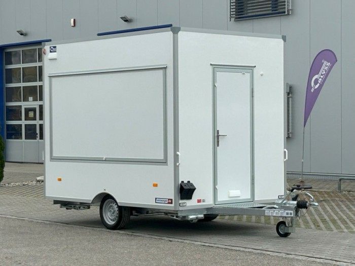 BLYSS Verkaufsanhänger H13301HL geschlossen in der Seitenansicht