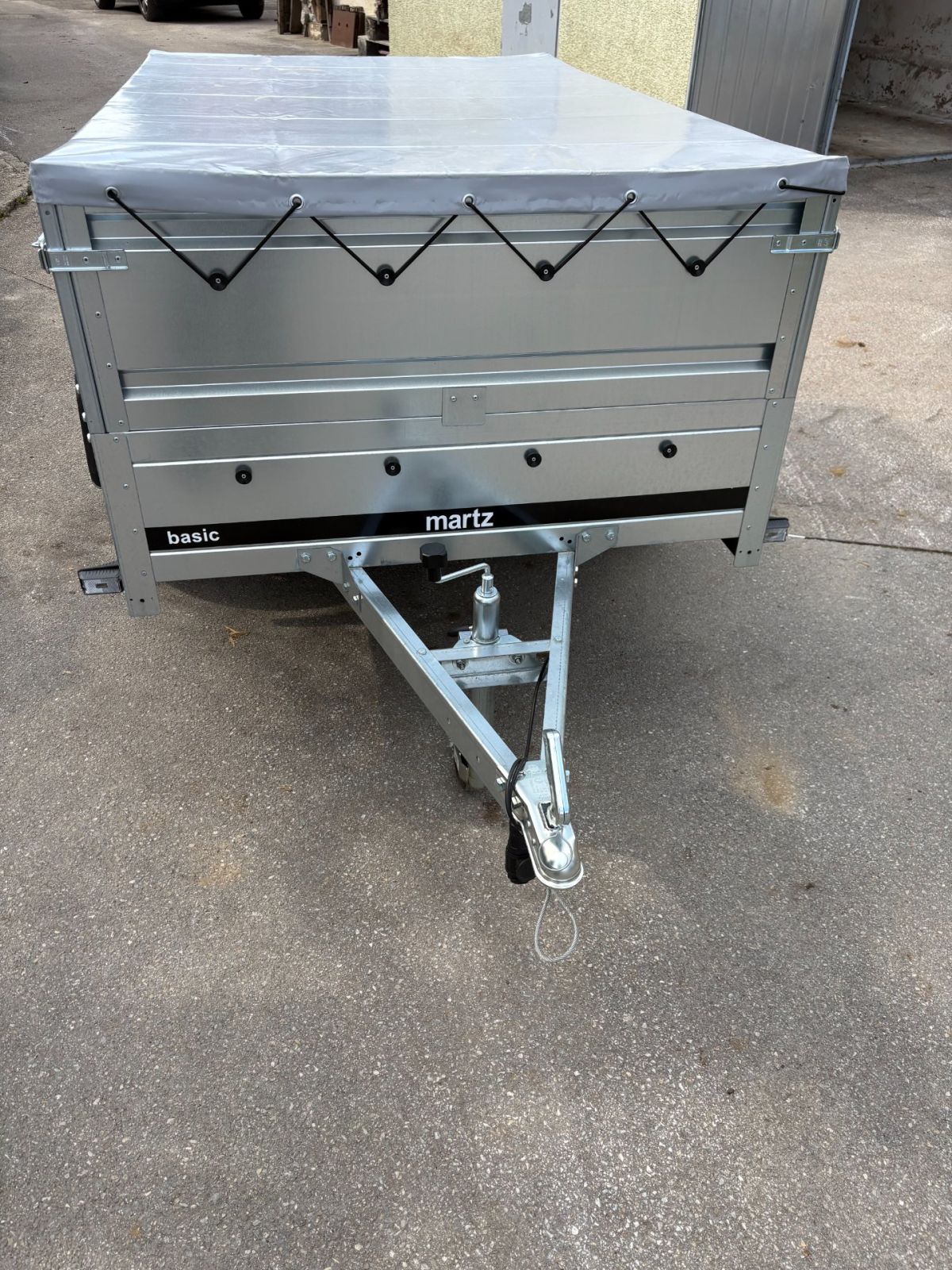 Martz Basic 201 201x126x70cm Set Aktion 400mm Aufsatzbordwände & Flachplane – mit Plane