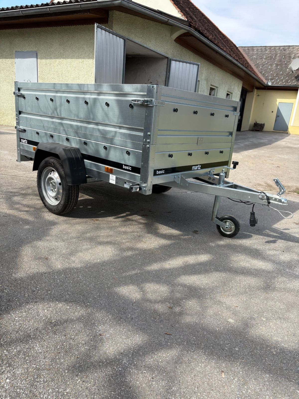 Martz Basic 201 201x126x70cm Set Aktion 400mm Aufsatzbordwände & Flachplane
