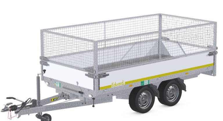 Eduard Tandem Rückwärtskipper E-Pumpe 2000kg 3,1x1,6 – mit Laubgitter