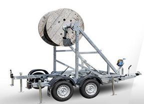 Kabeltrommelanhänger 2,7t 302x180x60cm – Bild 2